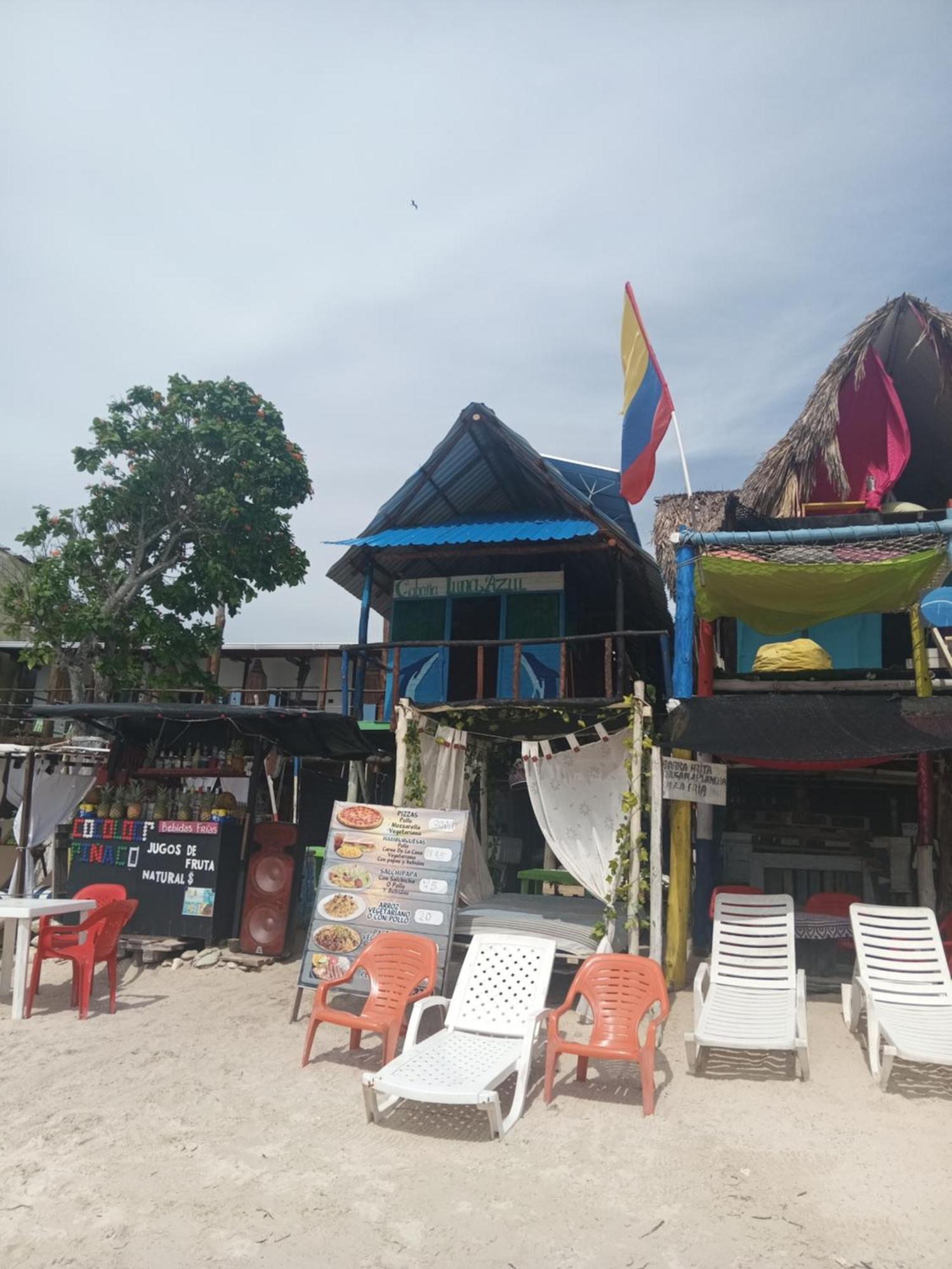 Cabana Luna Azul Playa Blanca Bagian luar foto