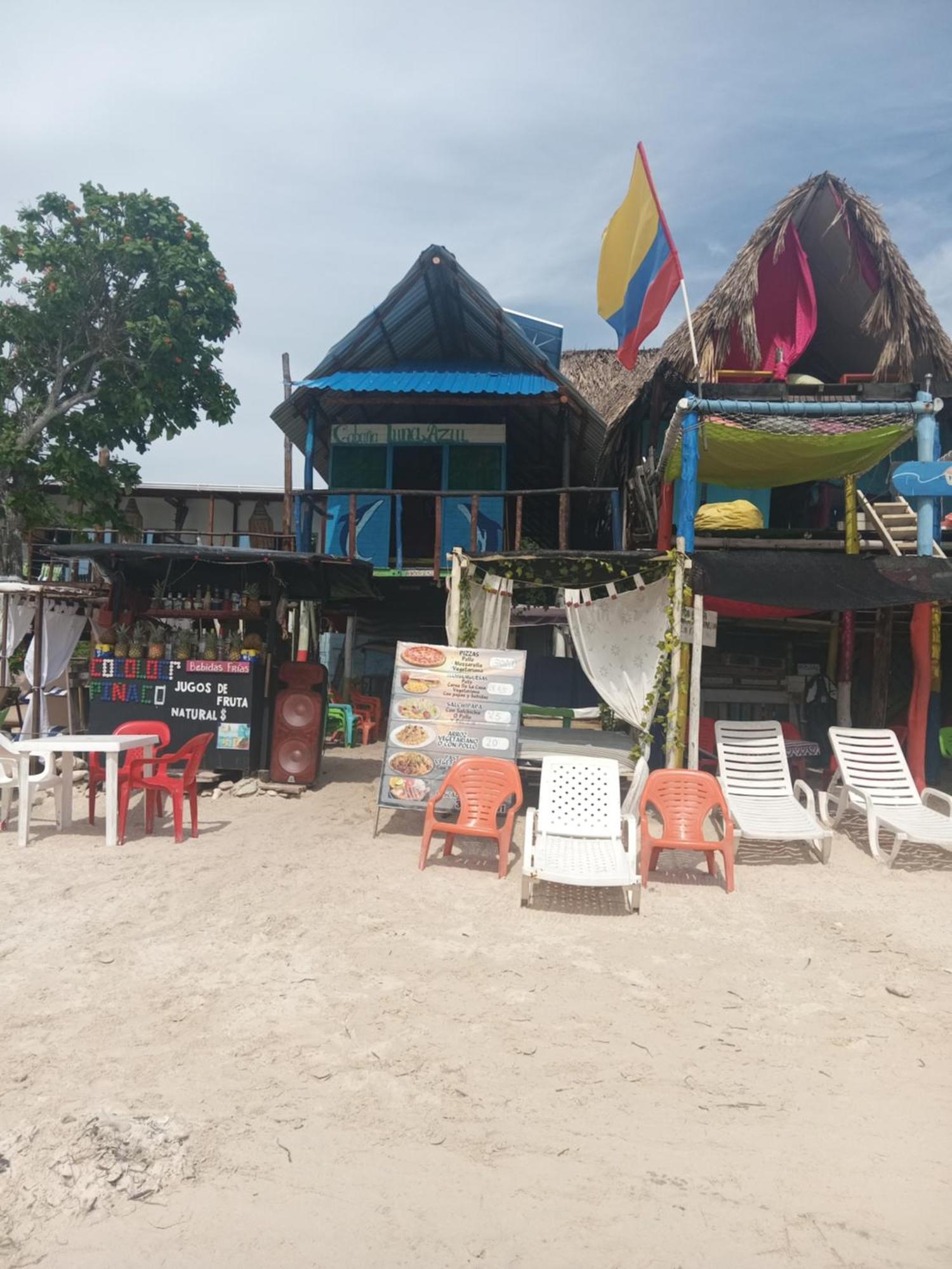 Cabana Luna Azul Playa Blanca Bagian luar foto