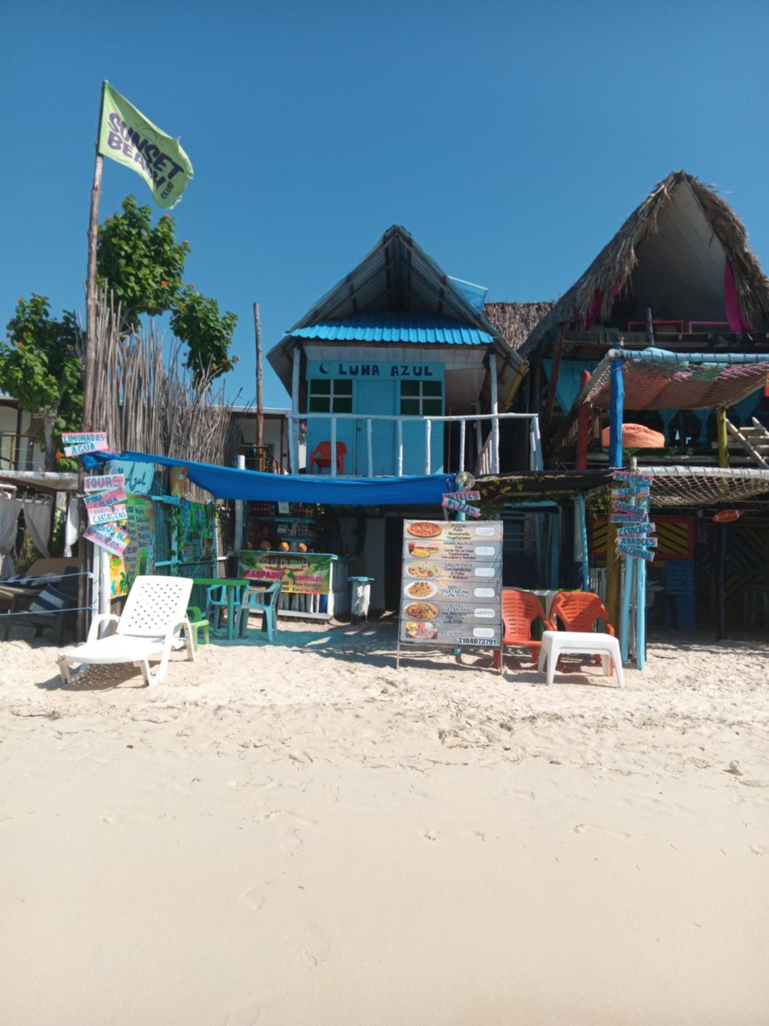 Cabana Luna Azul Playa Blanca Bagian luar foto