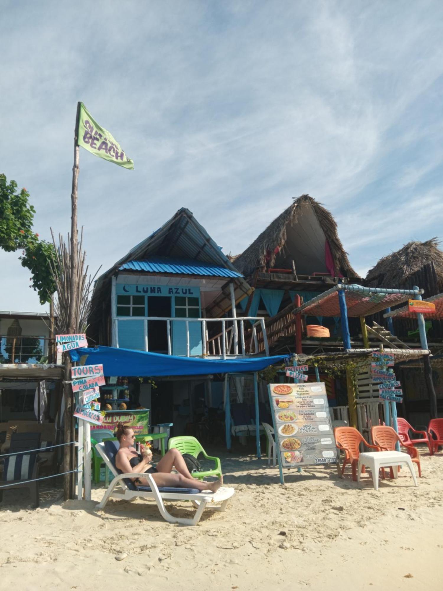 Cabana Luna Azul Playa Blanca Bagian luar foto